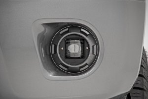 LED Light Pods - Rough Country - 2 Inch Black Series SAE Fog - Black LED Light Pods - Rough Country - 2 Inch Black Series SAE Fog - Black